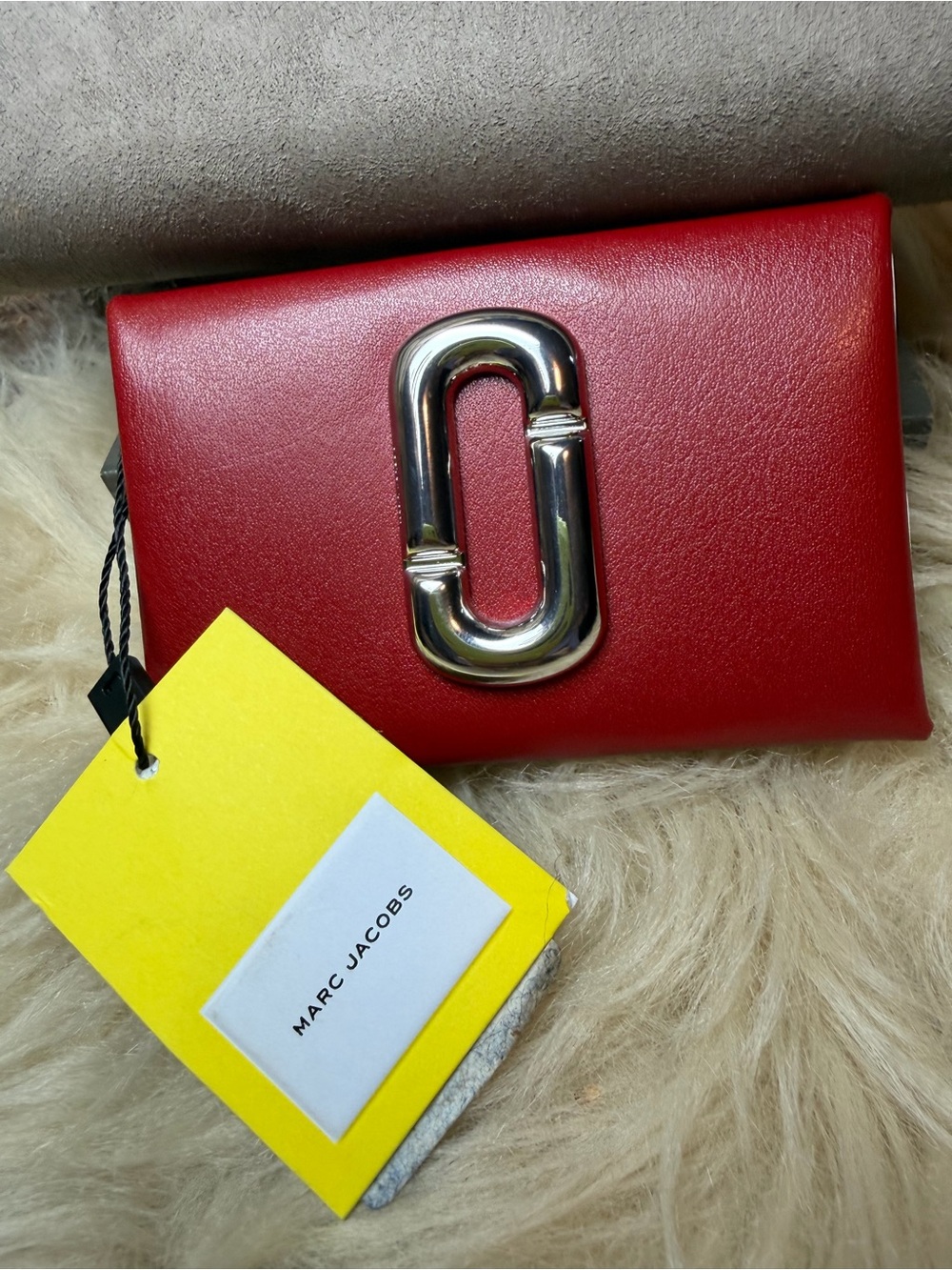 Marc Jacobs Scene Snap Leather Card Holder - Picture 5 of 8